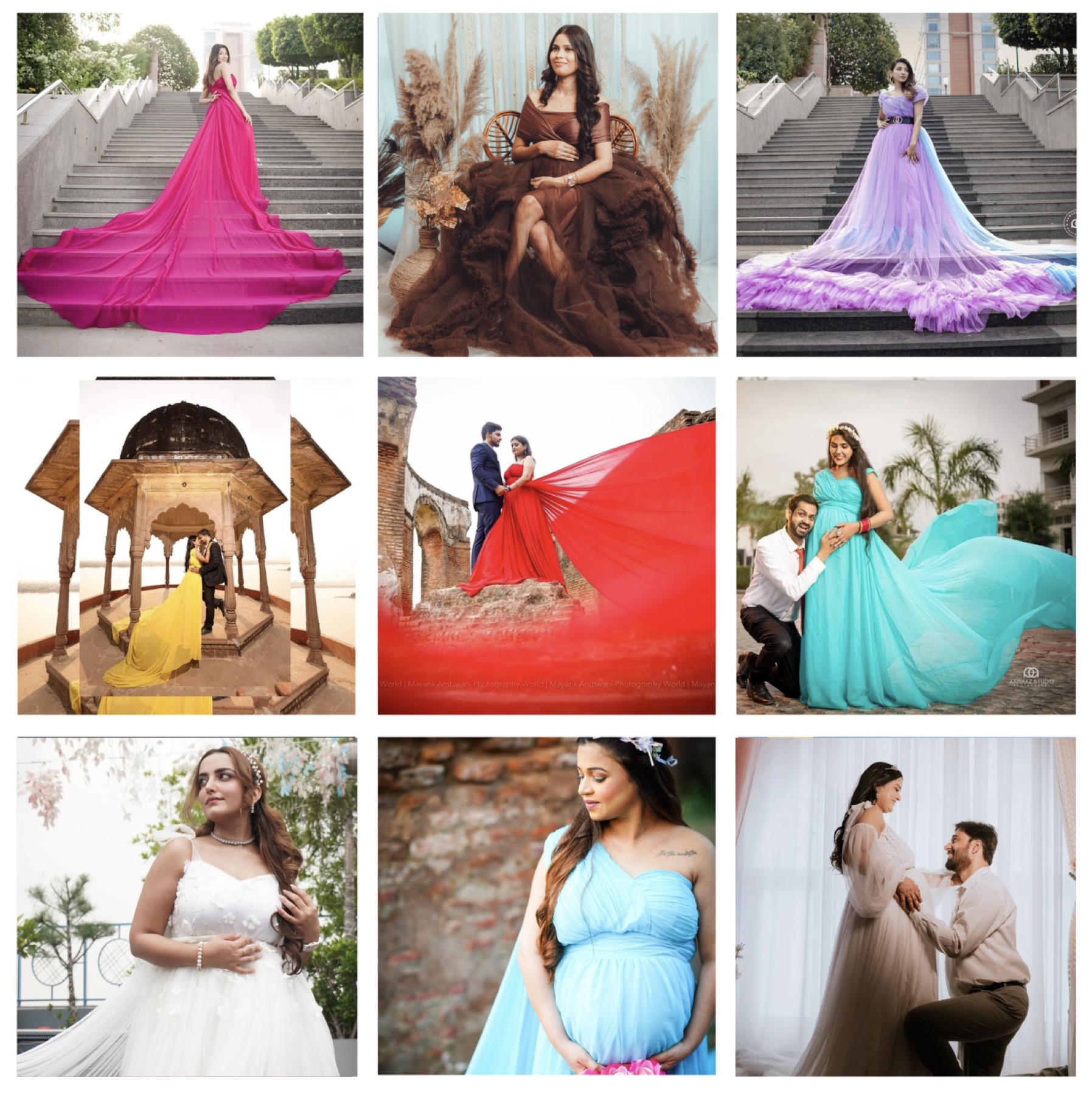 Rental Outfits X Photography Adda one stop photoshoot outfits makeup props and maternity service